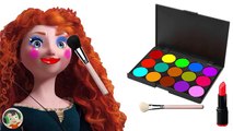 Ana familia dedo congelado maquillaje vivero rimas Rapunzel elsa olaf