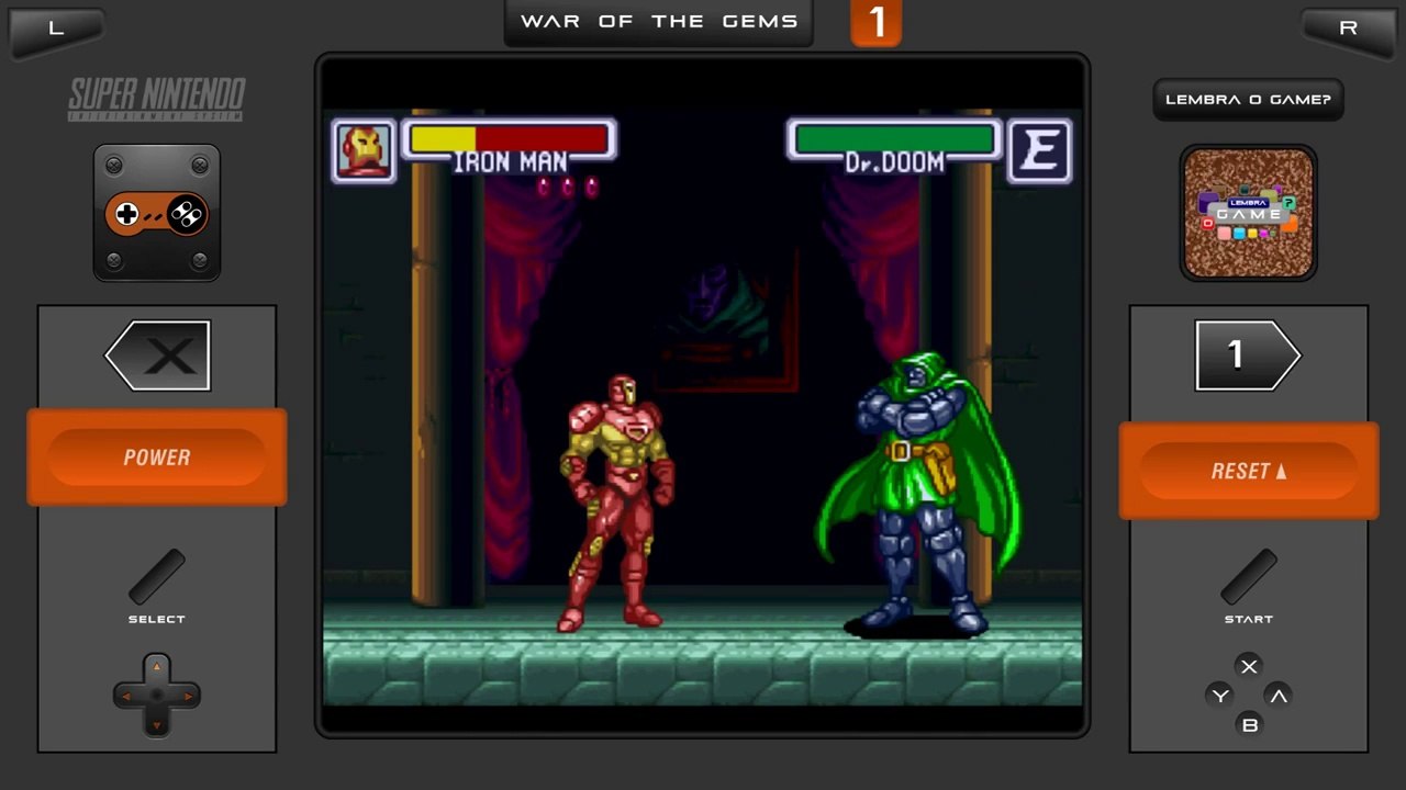 Sala de Treinamento e Dr. Doom fujão - War of the Gems Ep.1 - Gameplay SNES