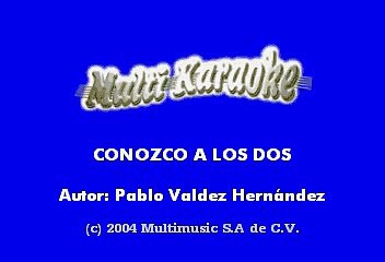 Víctor Yturbe El Pirulí - Conozco A Los Dos (Karaoke)