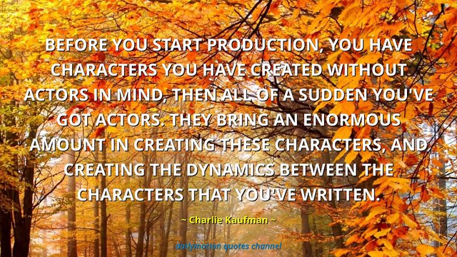 Charlie Kaufman Quotes #1