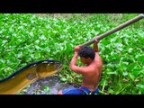 Creative man catch eels by making Eels Trap with Bamboo Tube - Amazing eel trap in Battambang