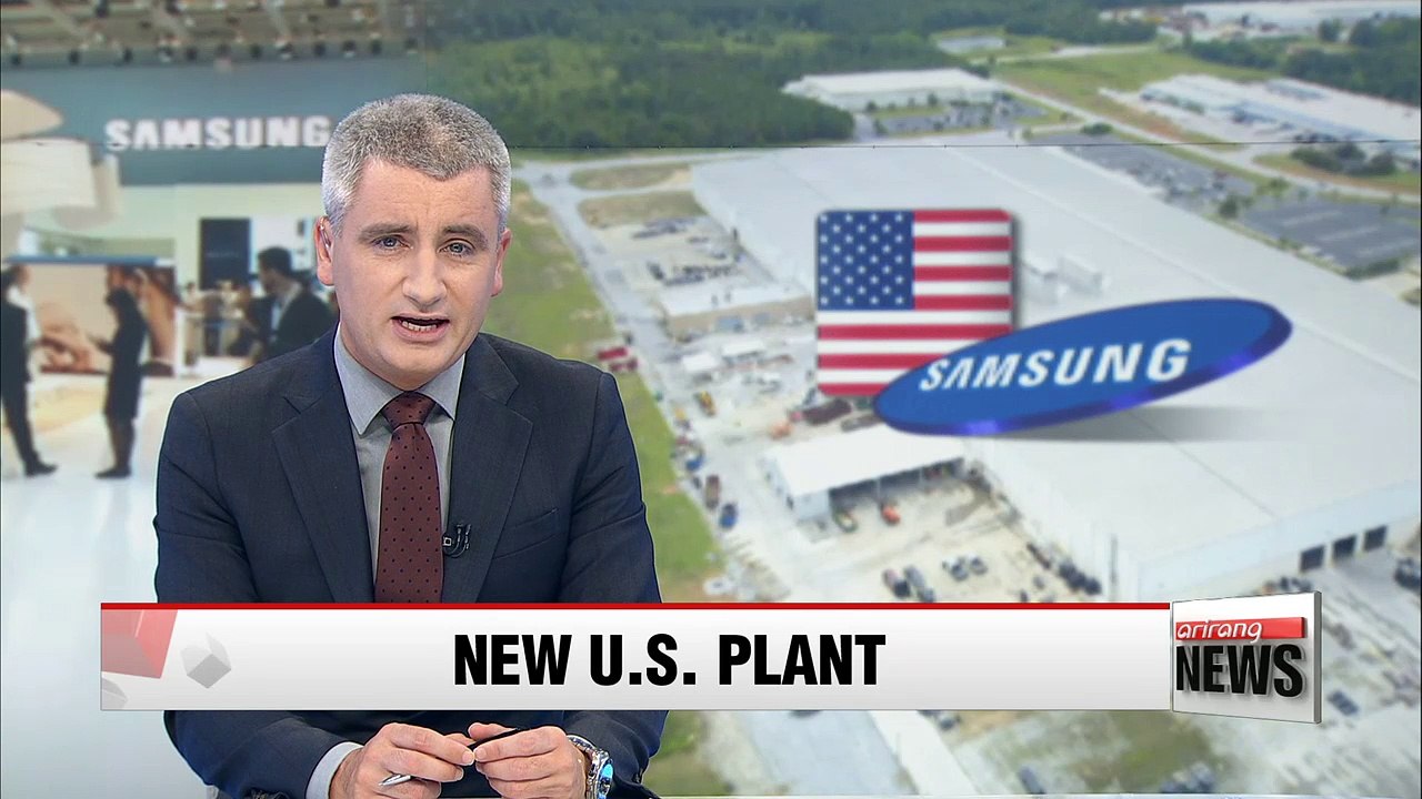 Samsung Electronics to build $380 million home appliance plant in the U.S.