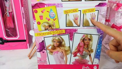 Download Video: Barbie Bedroom Morning Routine Barbie Spa to Fab باربي غرفة نوم باربي دمية Boneca Barbie Q