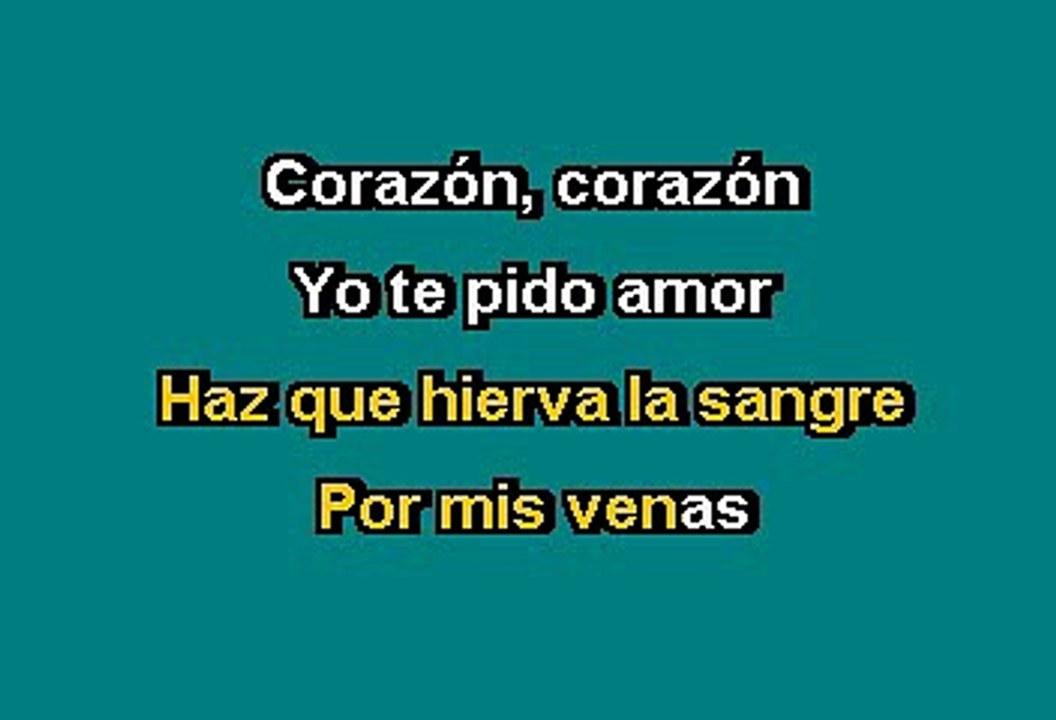 YO TE PIDO AMOR - YURI (KARAOKE)