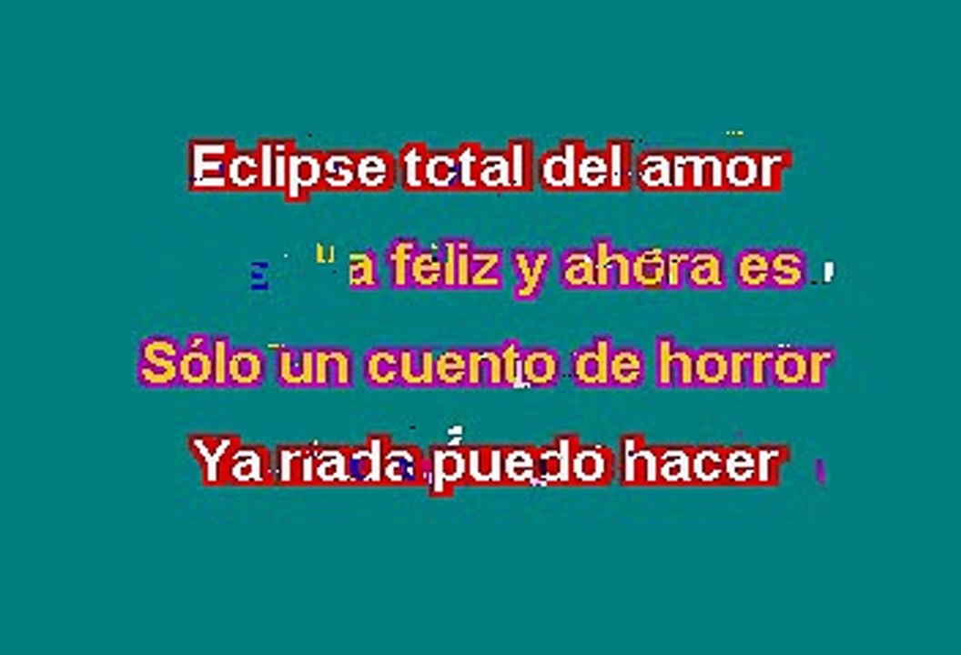 Yuridia - Eclipse Total Del Amor (Karaoke)