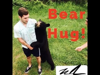 Reckless Campers Play With Bear Cub