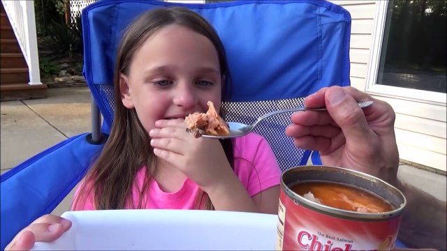 Canned Fish Challenge Sardines Salmon Tuna Freak Family Summer Vacation Vlog #4