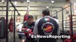 marco antonio rubio 58-6 52 KOs working out showing power EsNews Boxing