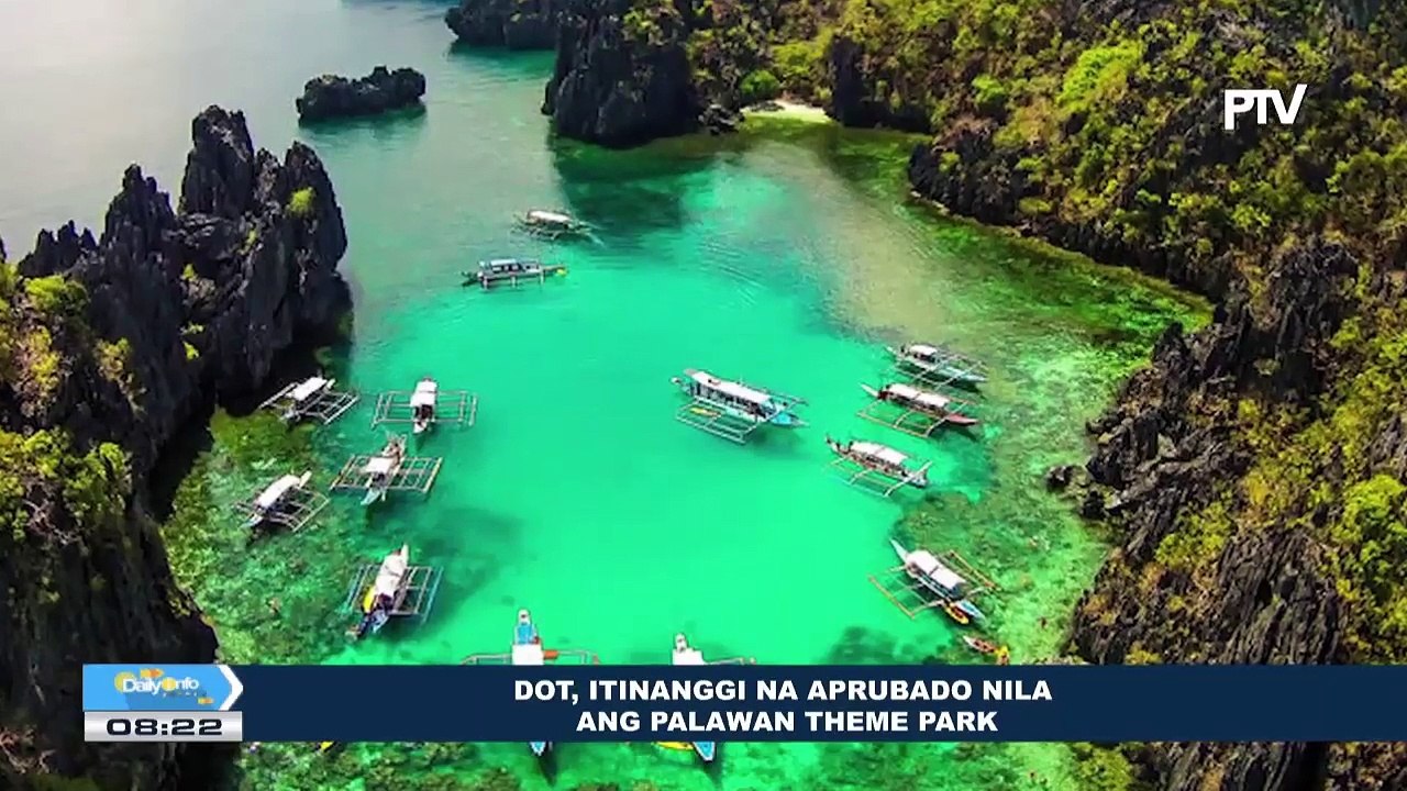 DOT, itinanggi na aprubado nila ang Palawan theme park