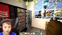 HELLO NEIGHBOR MINECRAFT ROBBERY GROCERY STORE! Kid Steals Mo