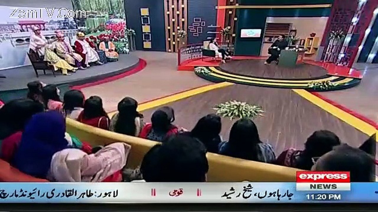 See What Aftab Iqbal Saying About Sharif Brothers In Front Of Neelum Munir