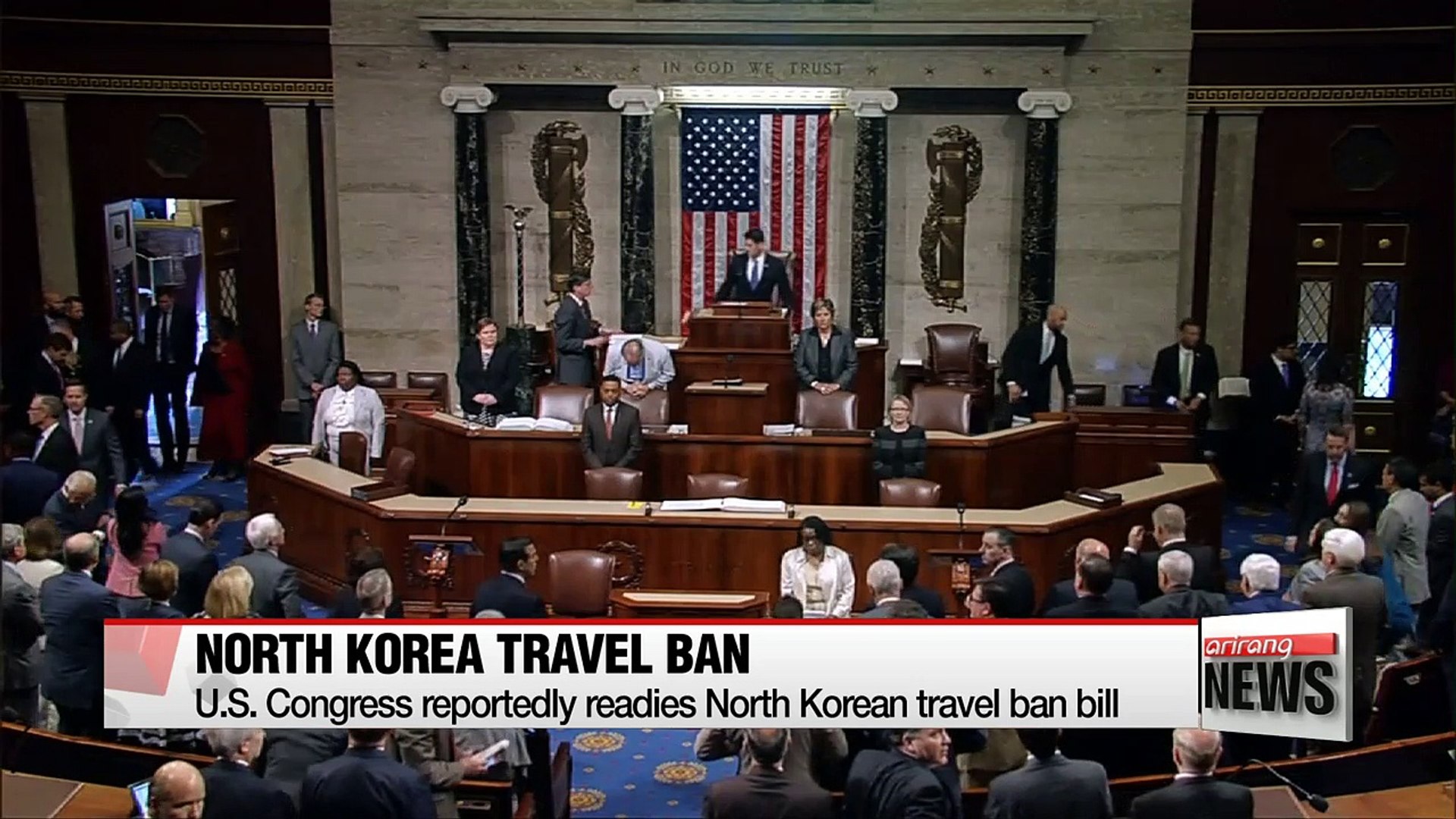 ⁣U.S. Congress readies North Korean travel ban