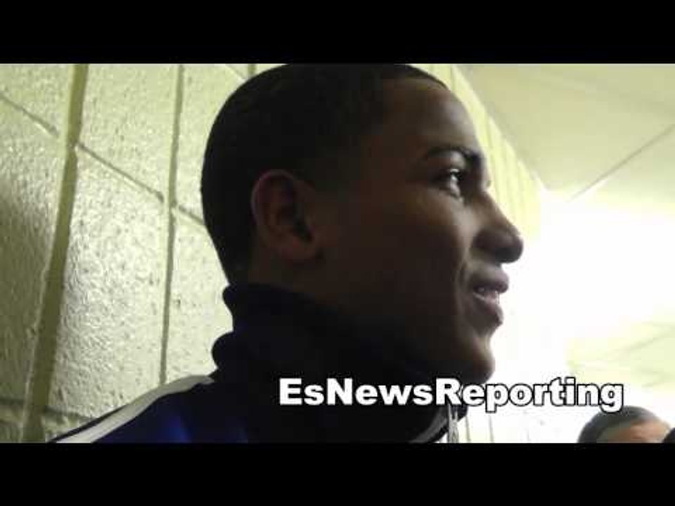 boxing star felix verdejo after his 21 second ko EsNews Boxing