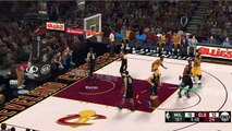 NBA 2K17 Kyrie Irving & LeBron James Highlights vs B