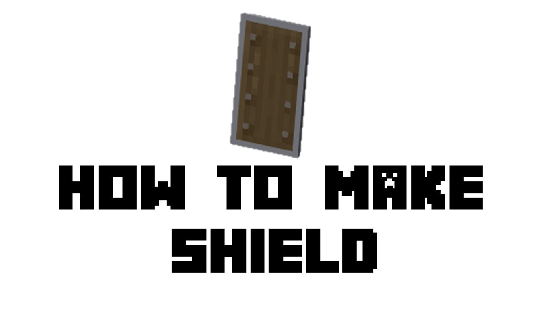 Minecraft Survival - How to Make Shield