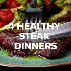 You should stay in tonight and make one of these healthier steak dinners!  #x...