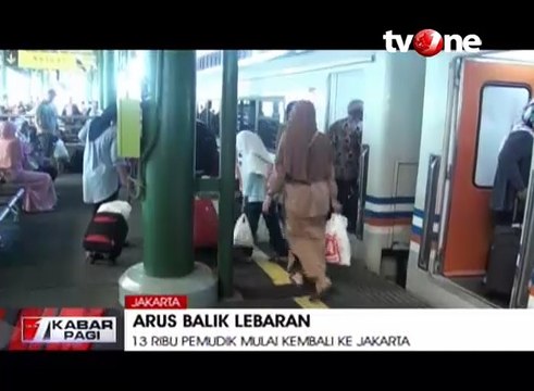 13000 Pemudik Mulai Kembali ke Jakarta