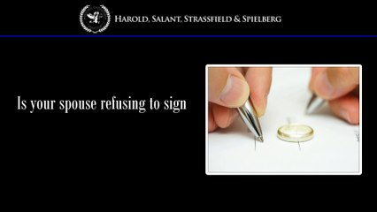 What Happens When a Spouse Won’t Sign Divorce Papers
