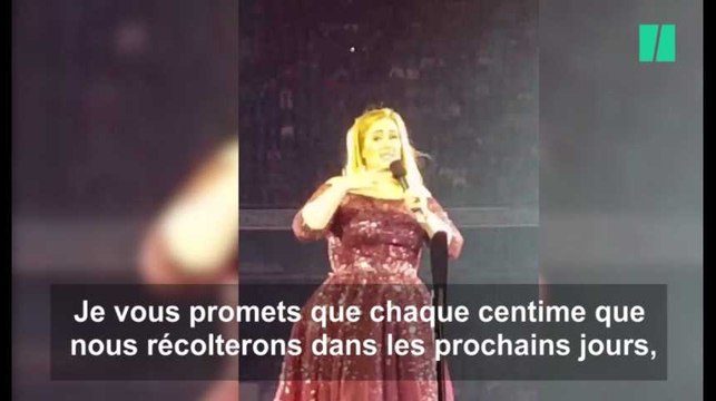 Adèle dédie une chanson aux victimes de la Grenfell Tower et appelle aux dons