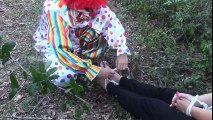 Scary Killer Clown Stalks And Attacks Kids At Night