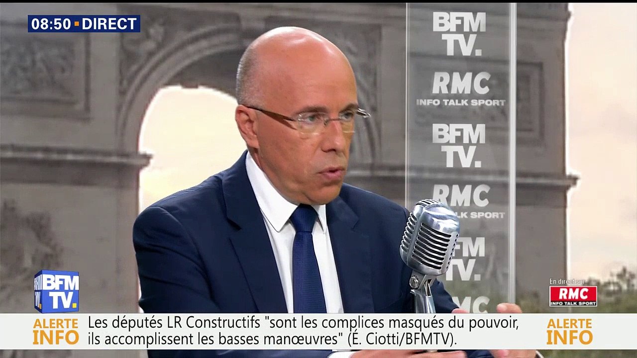 Éric Ciotti "souhaite que Laurent Wauquiez soit président des Républicains"