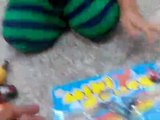 Ryans and his parents Play with toys cars,2