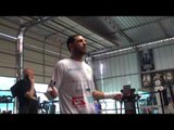 Billy Dib at RGBA working out - EsNews Boxing