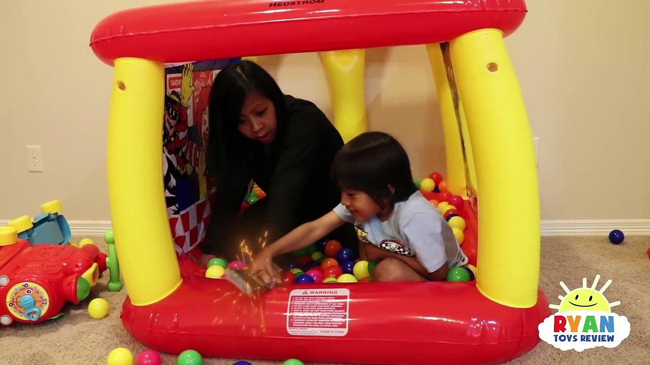 EVIL MAGICAL PAINTBRUSH paints bad toys chasing Ryan IRL! Family Fun Kids Pretend Playtime