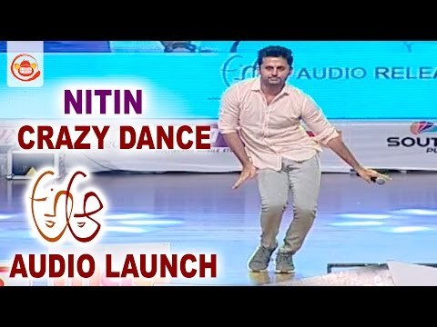 Nithin Performs Pawan Kalyan Dance Moments at A Aa Audio Launch || Samantha, Trivikram - #AAa