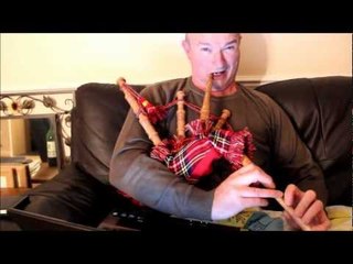 Dad Fails Miserably at Playing Bagpipes