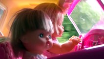 Mell-chan Doll Driving a Toy Car  - Nenuco-CJe5ljucXLg