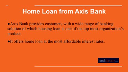 Axis Bank Home Loan