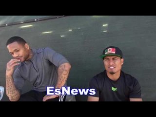 Скачать видео: Mikey Garcia On Sparring Manny Pacquiao Only Flet One Punch In 3 Weeks Of Sparring EsNews Boxing