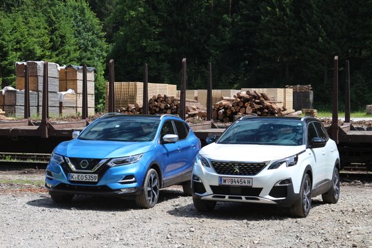 Comparatif vidéo - Nissan Qashqaï vs Peugeot 3008 : lutte pour un continent