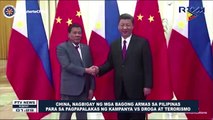 China, nagbigay ng mga bagong armas sa Pilipinas para sa pagpapalakas ng kampanya vs droga at terorismo