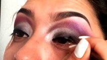 ♡ Pink, Violet and Black Smokey Eye | Bright & Colorful Makeup TUTORIAL ♡ (English)