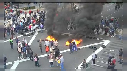 Violent clashes in Buenos Aires