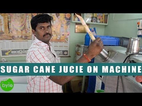 Hygienic Sugar Cane Jucie | Indian Street Food | Vijayawada Street Food |
