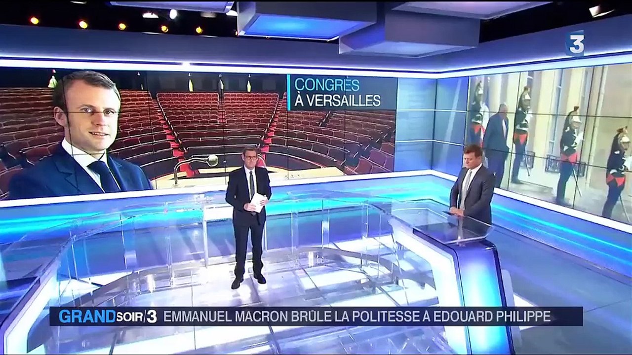 Emmanuel Macron double Édouard Philippe
