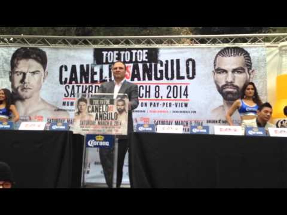 Perro Angulo Walks into press conference fans get loud  EsNews Boxing