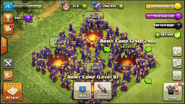 K-COC - MAX MINIONS VS CLASH OF CLANS HACK!!! CLASH OF CLANS