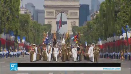 ترامب يقبل دعوة ماكرون لحضور 14 يوليو