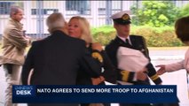 i24NEWS DESK | NATO agrees to send more troop to Afghanistan | Thursday, June 29th 2017