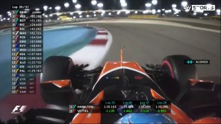 F1 2017 - (2) Bahrain Alonso team radio