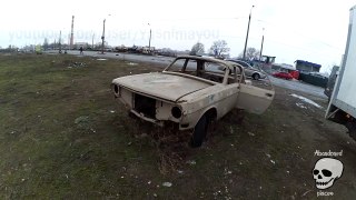 Abandoned GAZ 2410 Volga. Abandoned soviet russian car. Abandoned vehicles