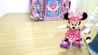 ミニーマウス ローラースケート人形 ディズニー _ M