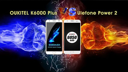 Oukitel K6000 Plus vs. Ulefone Power 2, ¿cuál es mejor?