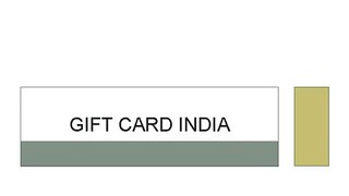 selling gift card in india