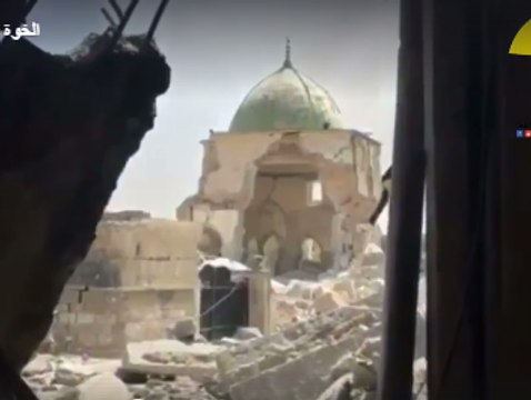 Video Shows Ruins of al-Nuri Mosque as Iraqi Forces Reclaim Area of Old Mosul