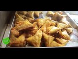 Famous Indian Samosa in 12 Varieties, Ruchi Samosa, KPHB, Hyderabad, Street Food around the World
